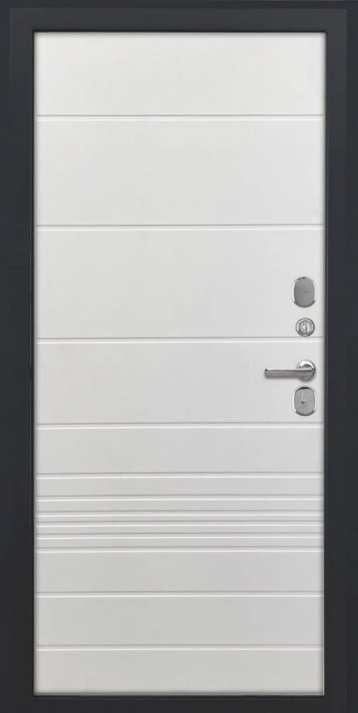 Входная дверь ДвериПРО Берген ФЛ-700 (10мм, ясень белый) DPRO201083 внутренняя сторона