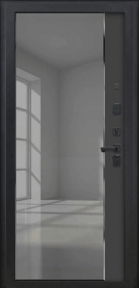 Входная дверь ДвериПРО Л-43 ФЛЗ-618 Черный кварц DPRO226225 внутренняя сторона